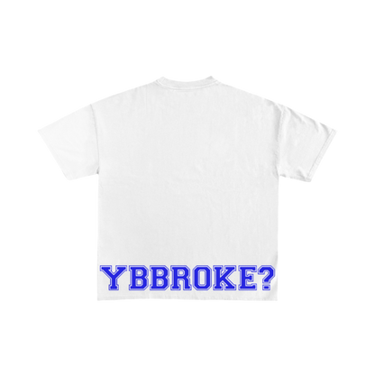 White/Blue "Girls Love Funds" YBBroke Women T-Shirt