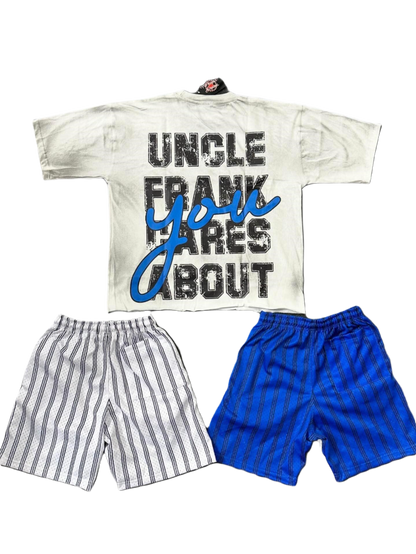 White/Blue YBB "Uncle Frank" Men Set