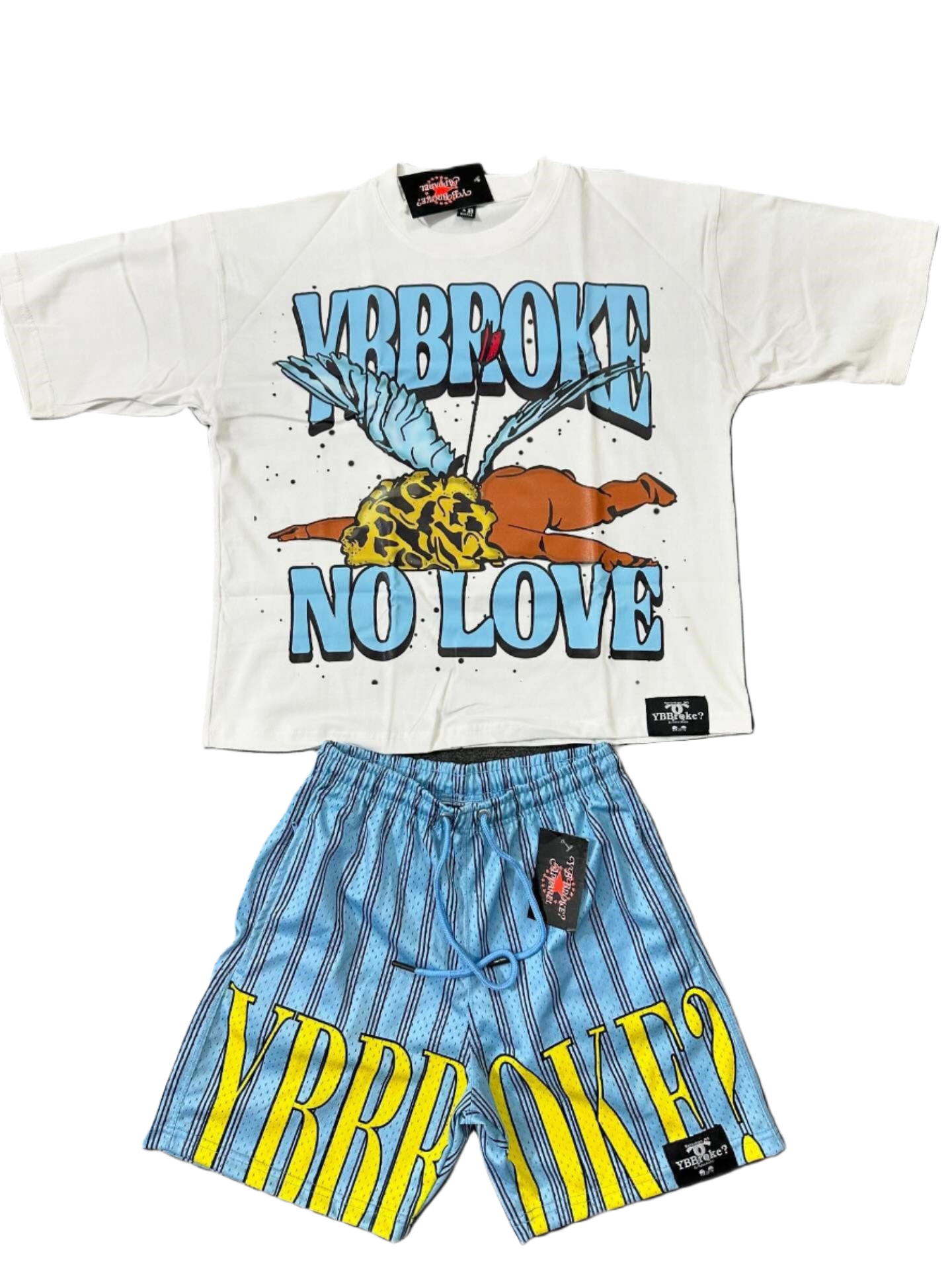 Blue/Yellow "No Love" YBBroke Set