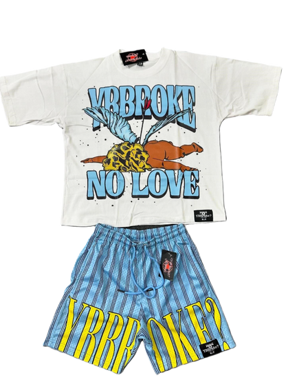 Blue/Yellow "No Love" YBBroke Set