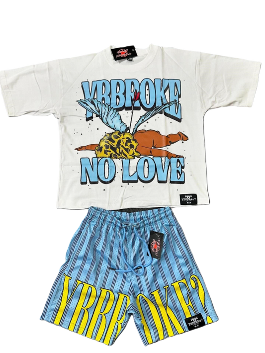 Blue/Yellow "No Love" YBBroke Set