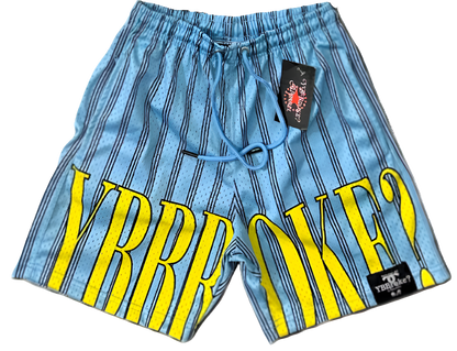 Blue/Yellow YBBroke Shorts