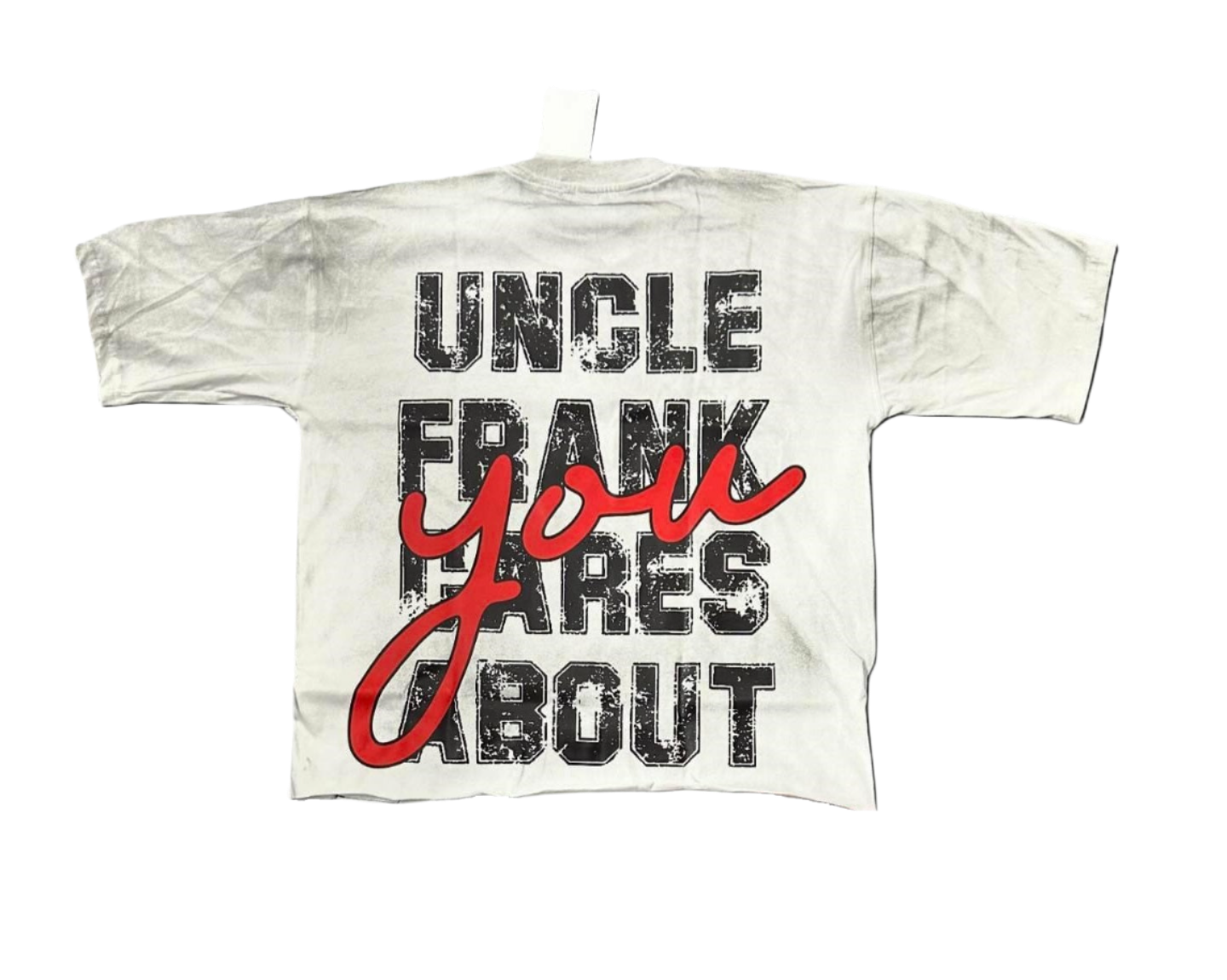 White/Red Men "Uncle Frank" YBBroke T-Shirt