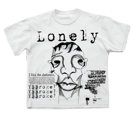 YBBroke "Lonely" Men Graphic T Shirt